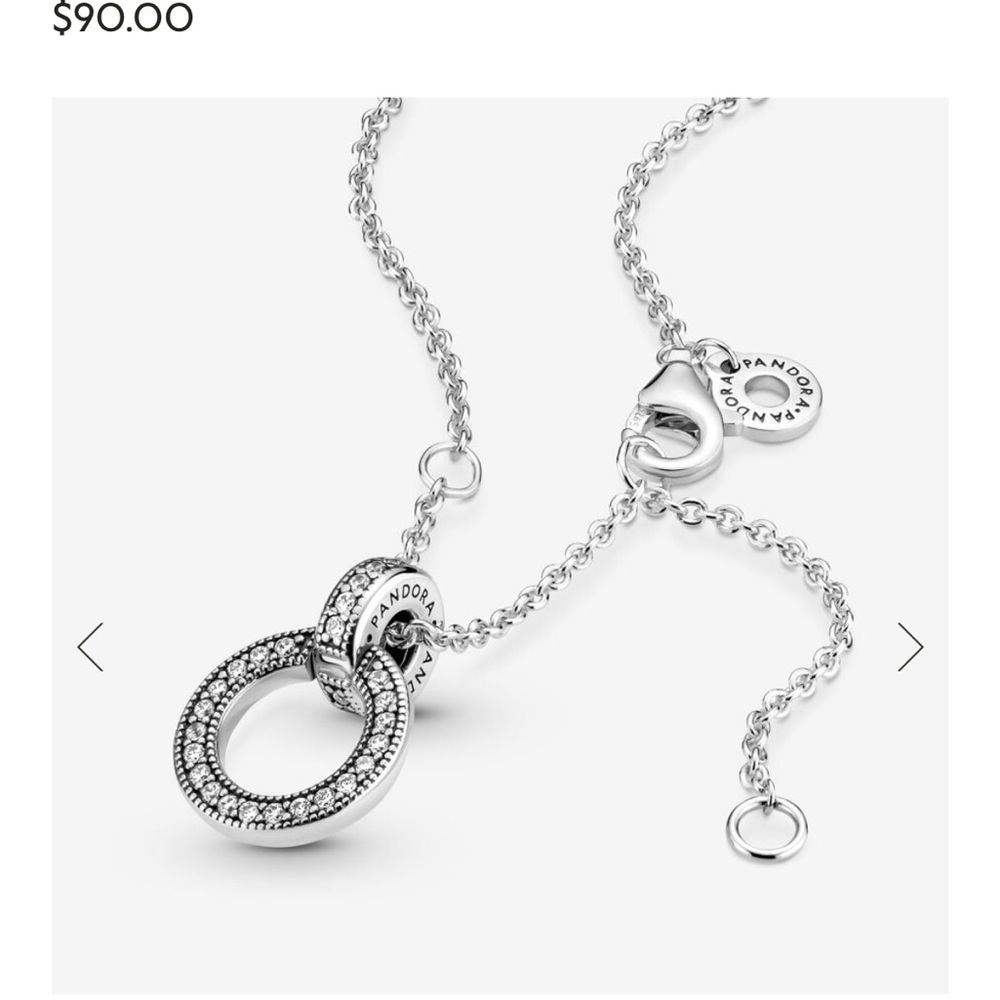 Double Circle Pendant & Necklace